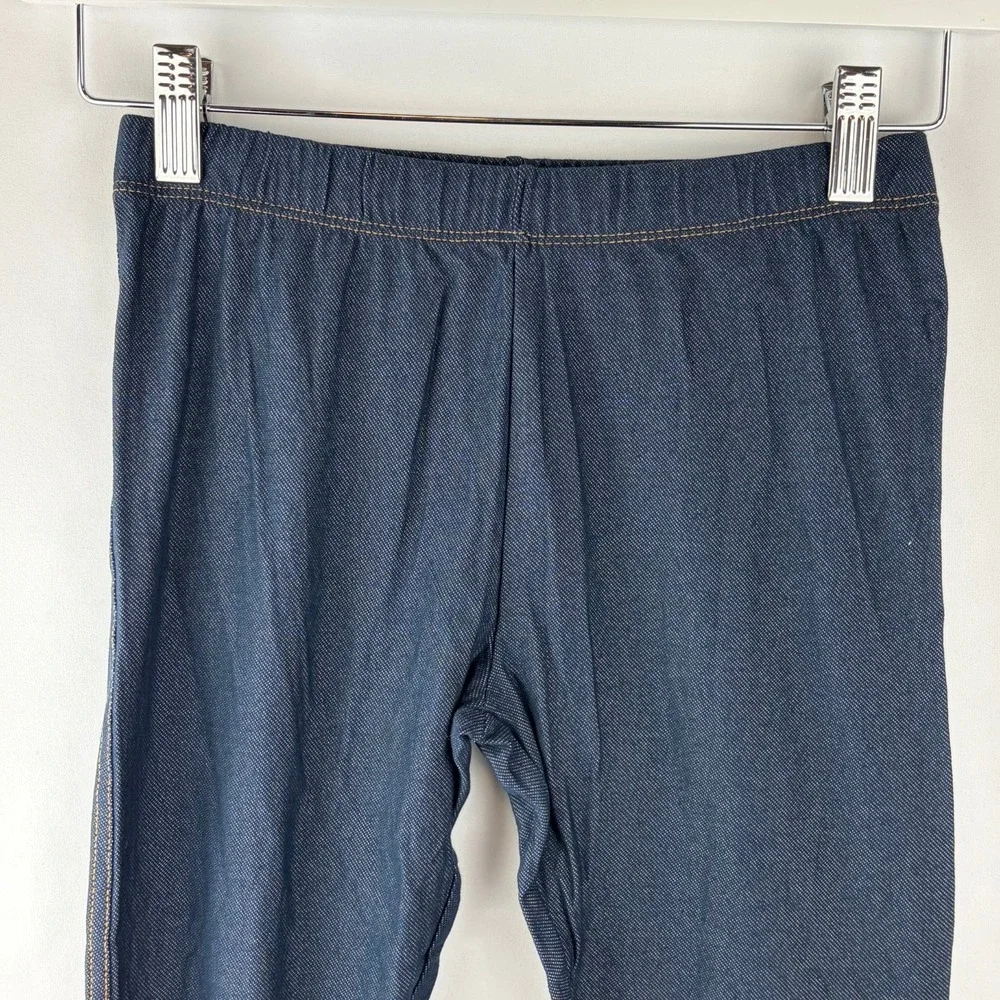 The Children's‎ Place Girls Denim Leggings Dark Indigo Blue Jeggings L 10/12